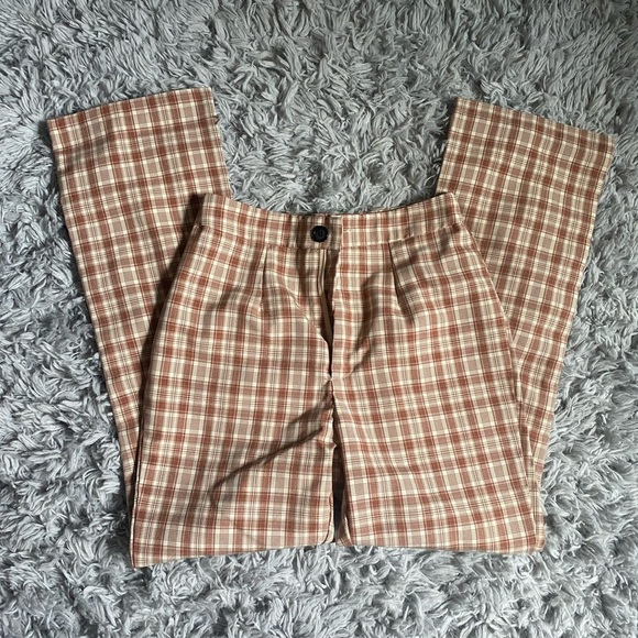 SHEIN Pants - SHEIN Plaid Pants